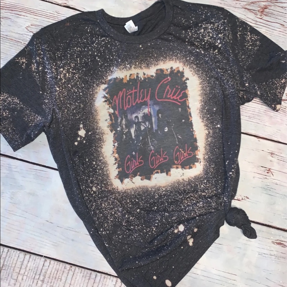 Motley Crue Bleached Tee